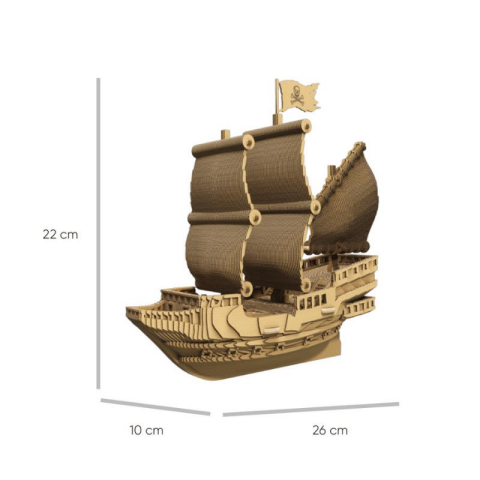 Cartonic 3D Puzzle - Pirate Ship