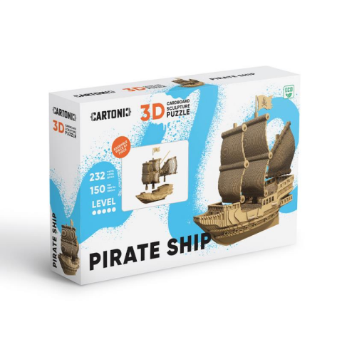 Cartonic 3D Puzzle - Pirate Ship