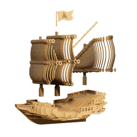 Cartonic 3D Puzzle - Pirate Ship