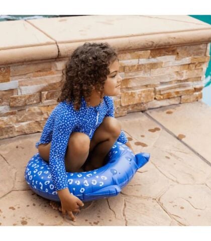 Swim Essentials Blue Leopard Animal Yüzme Simidi 55cm