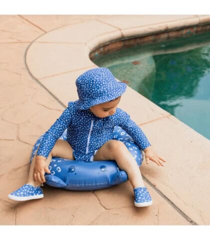Swim Essentials Blue Leopard Animal Yüzme Simidi 55cm
