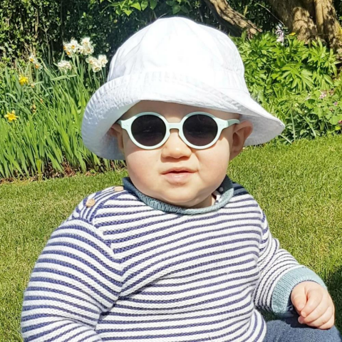 Izipizi SunBaby Bebek Güneş Gözlüğü - 0-9 Ay / Gök Mavisi