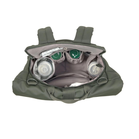 Lassig Rolltop Up Bebek Bakım Sırt Çantası Olive