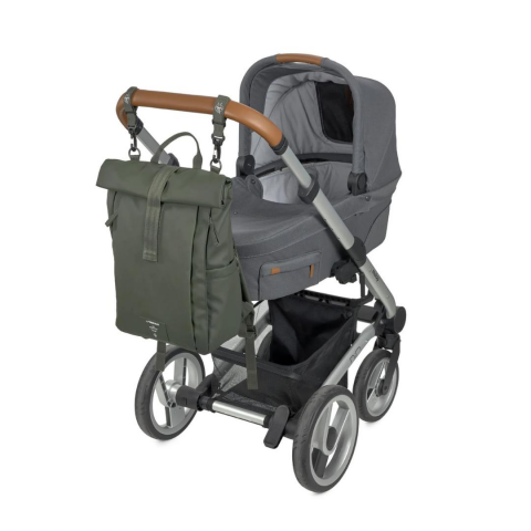 Lassig Rolltop Up Bebek Bakım Sırt Çantası Olive