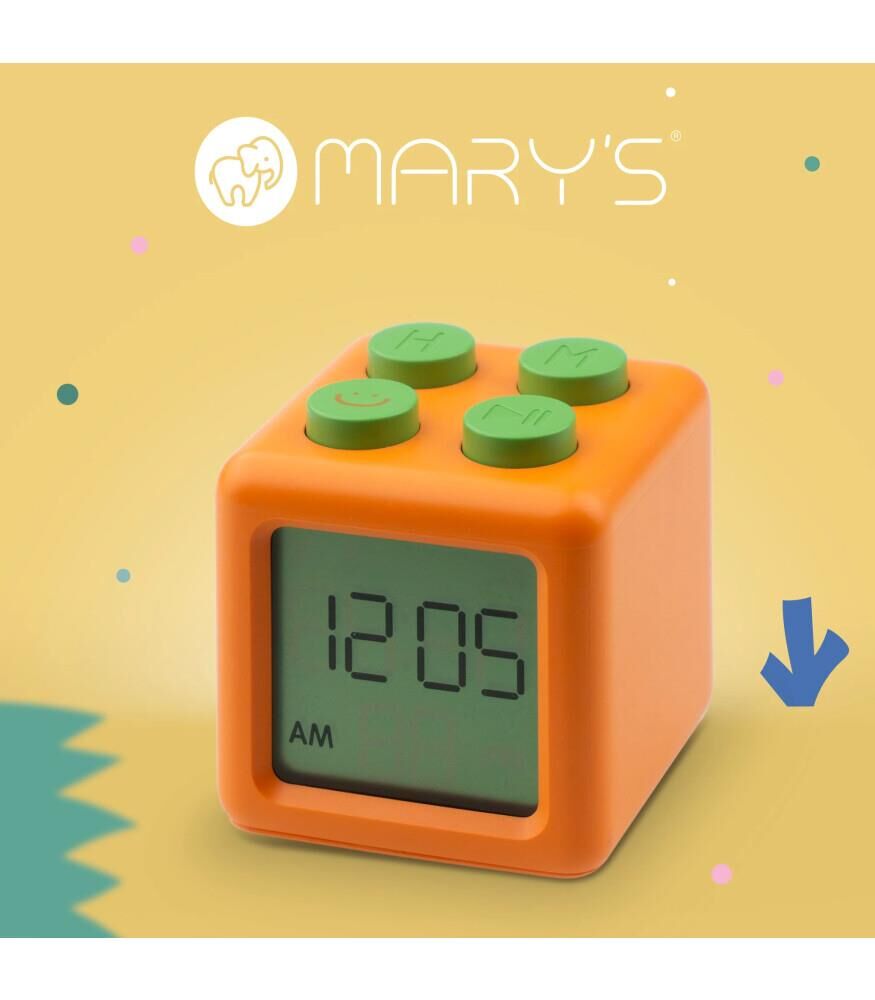 Mary's Block Turuncu Çalar Saat