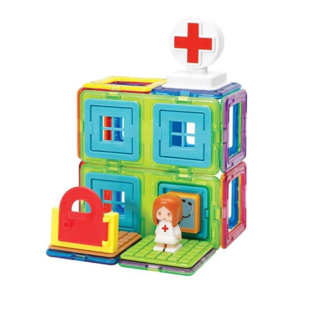 Magformers Mıknatıslı Hospital Set - 22 Parça