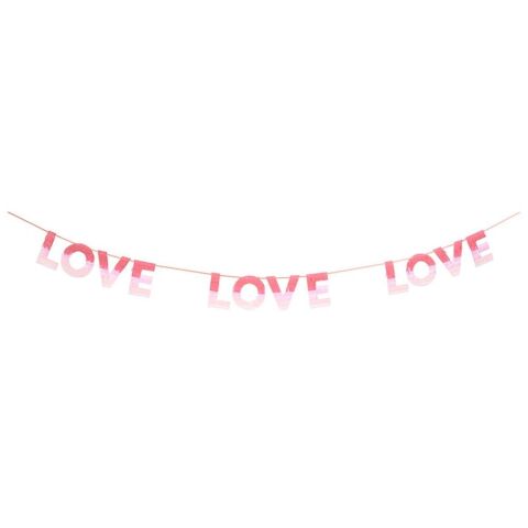 Meri Meri - Ombre Love Garland - Aşk Asılan Süs