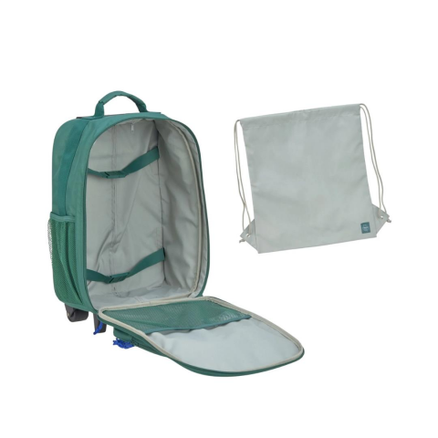 Lassig Little Gang Çekçekli Çanta Dark Green