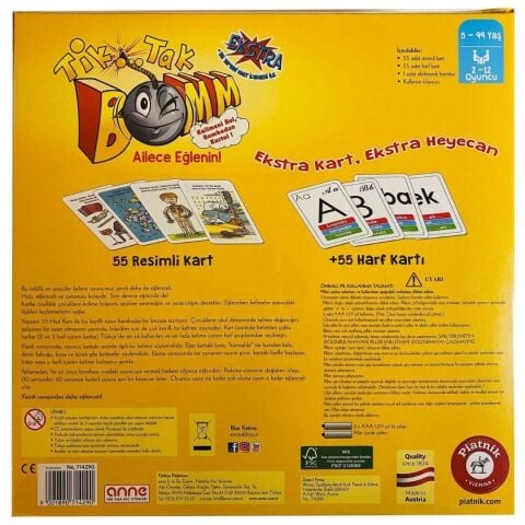 Piatnik Tik Tak BOMM Ekstra (Ekstra Kart, Ekstra Heyecan)