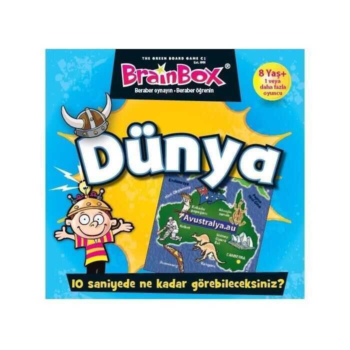Green Board Games BrainBox Dünya - TÜRKÇE