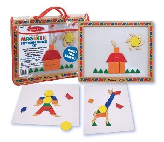 Melissa & Doug Ahşap Mıknatıslı Tahta - Şekiller