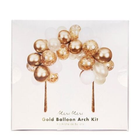 Meri Meri - Gold Balloon Arch Kit - Altın Balon Kiti