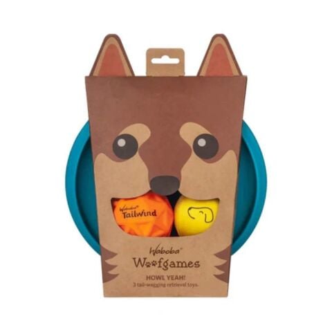 Waboba Woofpack Frizbi Top Köpek Oyuncağı Oyun Seti