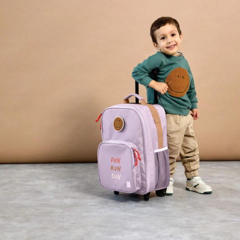 Lassig Little Gang Çekçekli Çanta Lilac