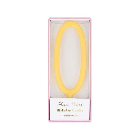 Meri Meri - İnce Rakam Mum - 0