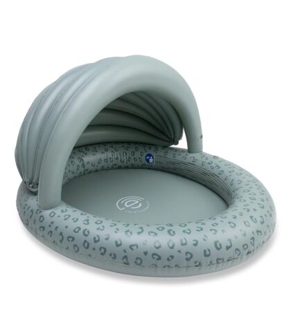 Swim Essentials Green Leopard Çocuk Gölgelikli Şişme Oyun ve Yüzme Havuzu 100cm