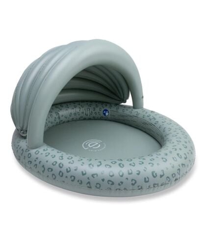 Swim Essentials Green Leopard Çocuk Gölgelikli Şişme Oyun ve Yüzme Havuzu 100cm