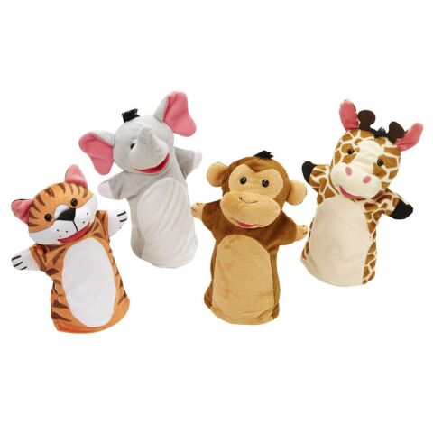 Melissa&Doug El Kukla Seti - Hayvanat Bahçesi - Hand Puppets