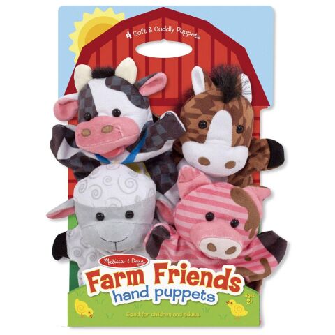 Melissa&Doug El Kukla Seti - Çiftlik Hayvanları - Hand Puppets