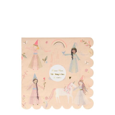 Meri Meri - Princess Napkins - Prenses Peçete - L