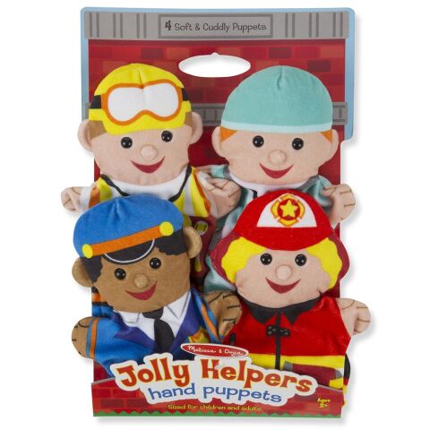 Melissa&Doug El Kukla Seti - Yardım Personeli - Hand Puppets