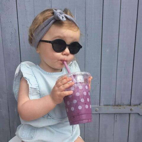Izipizi SunBaby Bebek Güneş Gözlüğü - 0-9 Ay / Siyah