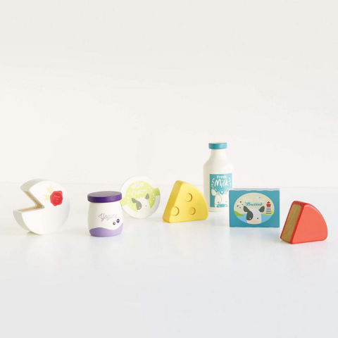 Le Toy Van Şarküteri Kasası - Cheese & Dairy Crate