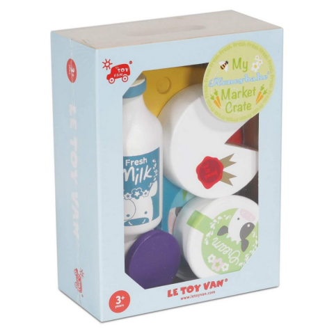Le Toy Van Şarküteri Kasası - Cheese & Dairy Crate
