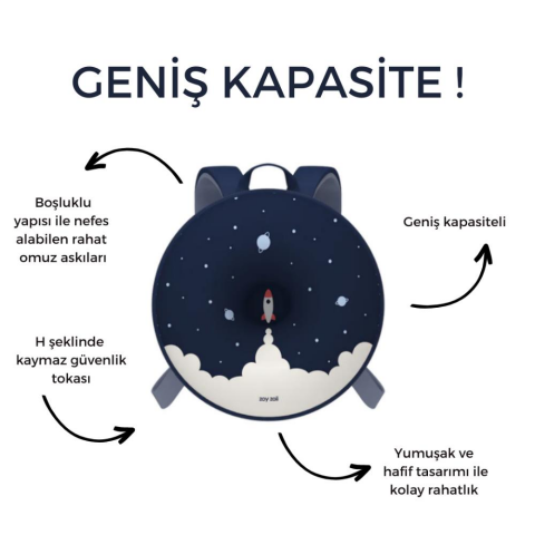 Zoyzoii Donut Serisi Space Sırt Çantası