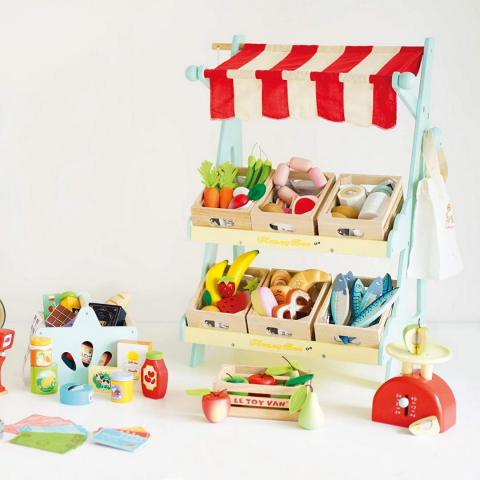 Le Toy Van Sebze Kasası - Vegetables '5 a Day' Crate