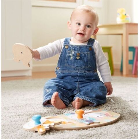 Melissa&Doug Büyük Tutmalı Puzzle - Çiftlik