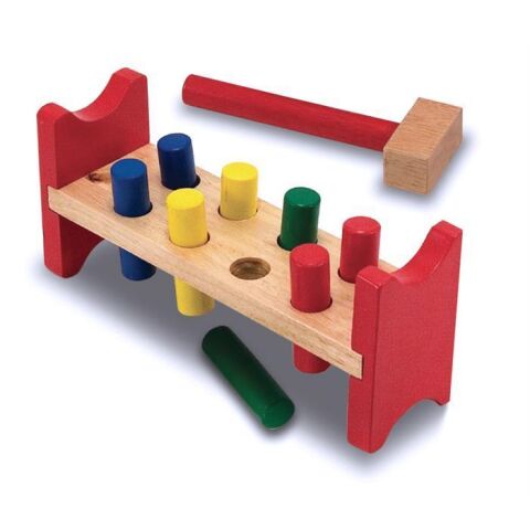Melissa&Doug Ahşap Bambam Çivi Çakma