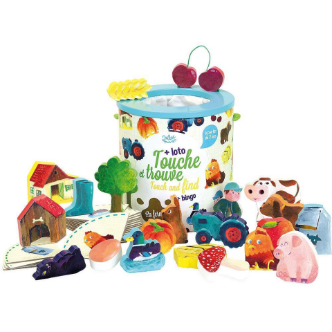 Vilac - Feel and Find Game ''Farm'' - Hisset ve Bul Çiftlik Oyunu