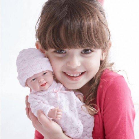 Berenguer Gerçekçi Yenidoğan Oyuncak Mini Kız Bebek 24 cm - Pembe