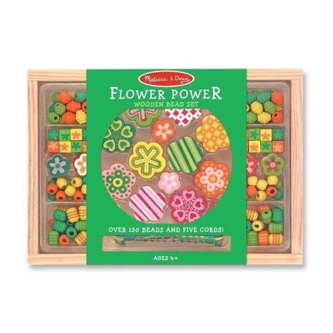 Melissa&Doug Ahşap Boncuk Dizme - Çiçeğin Gücü