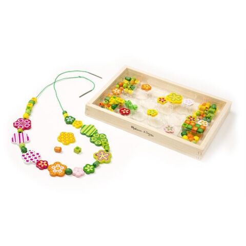 Melissa&Doug Ahşap Boncuk Dizme - Çiçeğin Gücü