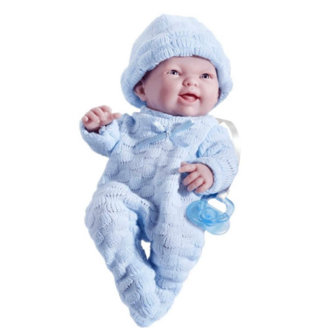 Berenguer Gerçekçi Yenidoğan Oyuncak Mini Erkek Bebek 24 cm - Mavi