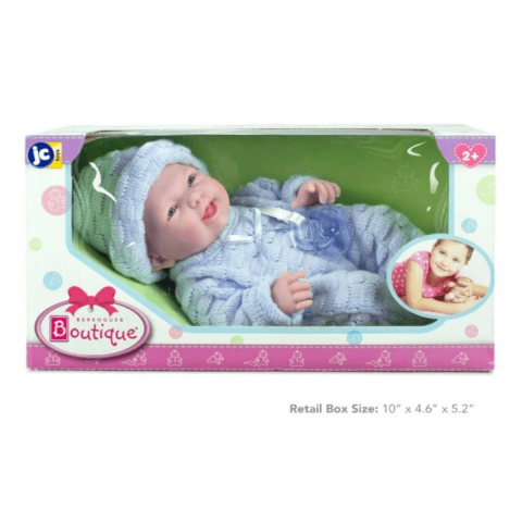 Berenguer Gerçekçi Yenidoğan Oyuncak Mini Erkek Bebek 24 cm - Mavi