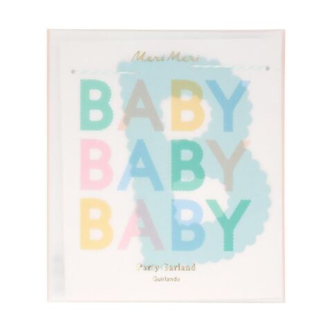 Meri Meri - Tırtıklı Parlak Baby Asılan Süs