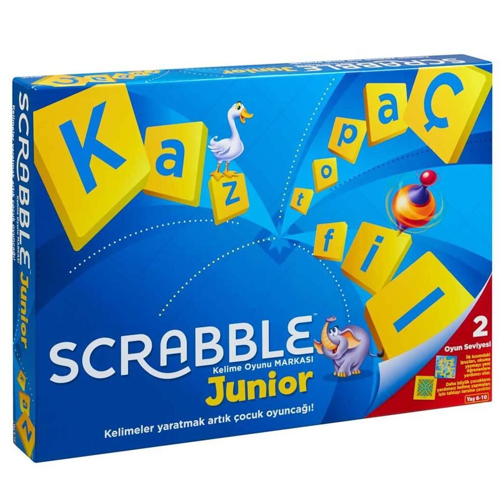 Scrabble Junior Türkçe / Aile-Kutu Oyunları +6 Yaş