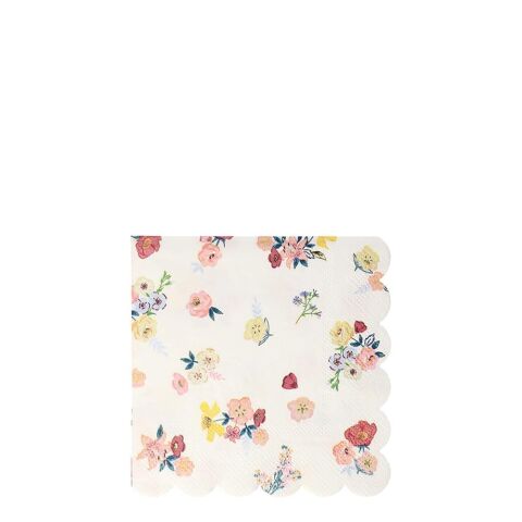 Meri Meri - English Garden Napkins - English Garden Peçete - S - 16'Lı