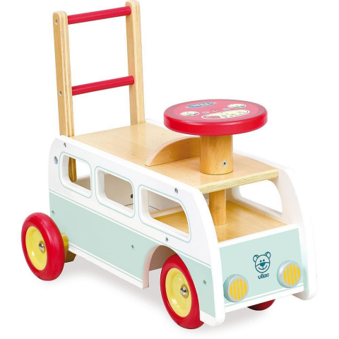 Vilac - 2 in 1 Retro Bus - Klasik Otobüs