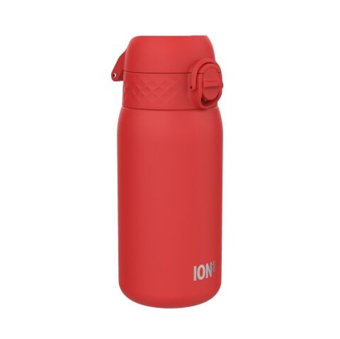 Ion8 - Paslanmaz Çelik Çocuk Suluk - Kırmızı - 400 ml - Sızdırmaz
