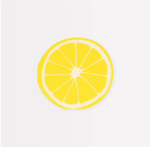 Meri Meri - Lemon Napkins - Limon Peçeteler (X16)