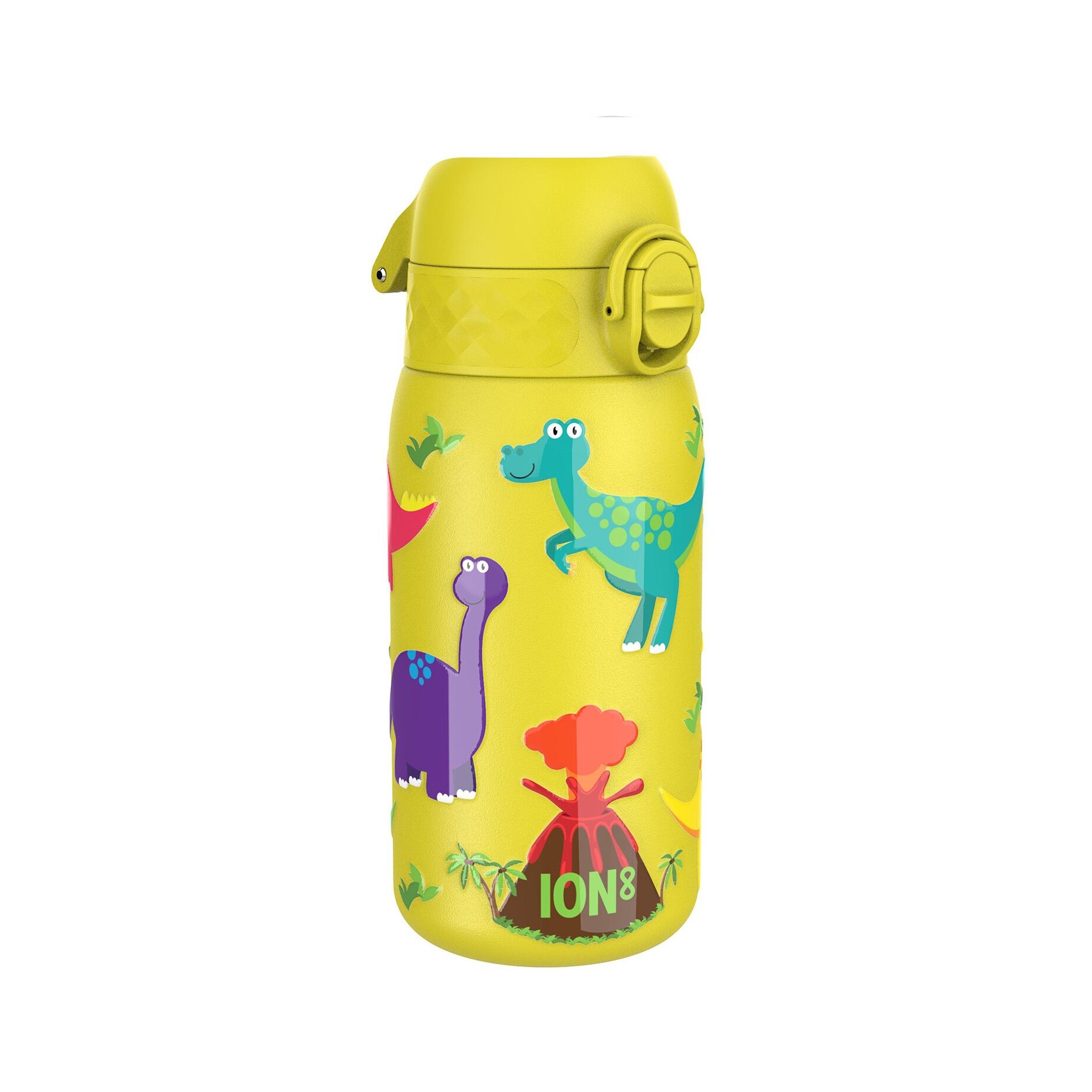 Ion8 - Paslanmaz Çelik Çocuk Suluk - Dinozorlar - 400 ml - Sızdırmaz