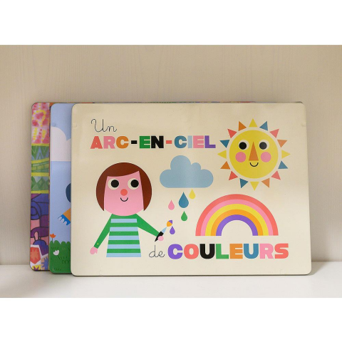 Vilac - Rainbow Large Painting Set - Büyük Boy Gökkuşağı Sulu Boya Seti 24'lü