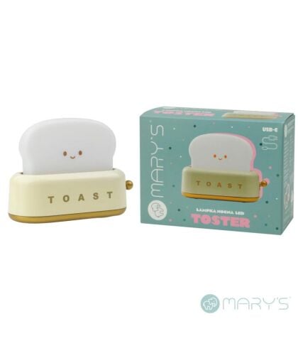 Mary's Toaster Sarı Led Gece Lambası
