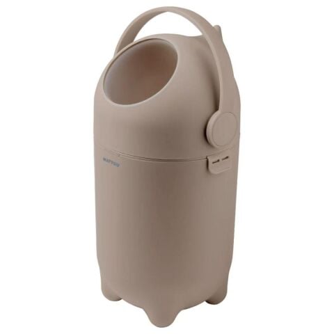 Nattou Dropy Bebek Bezi Çöp Kovası - Kahverengi