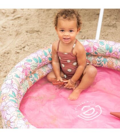 Swim Essentials Pink Blossom Çocuk Şişme Oyun ve Yüzme Havuzu 100cm