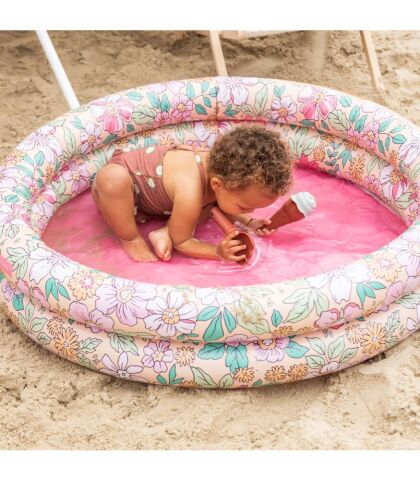 Swim Essentials Pink Blossom Çocuk Şişme Oyun ve Yüzme Havuzu 100cm